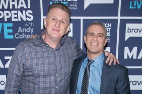 Andy Cohen and Michael Rapaport backstage at Watch What Happens Live