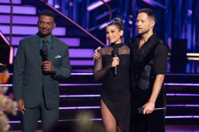 Danielle Fishel, Pasha Pashkov, and Alfonso Ribeiro on Dancing with the Stars Wicked Night