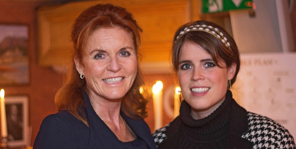 Sarah Ferguson with Daughter Princess Eugenie
