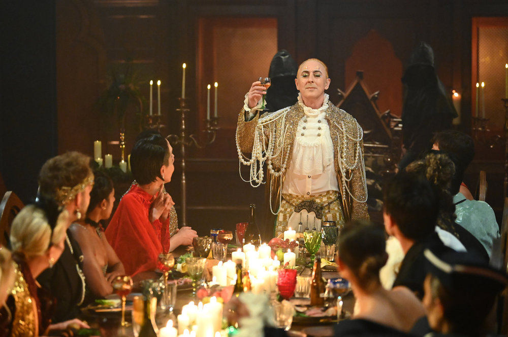 Alan Cumming at the Black Banquet on The Traitors Season 4